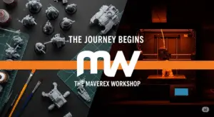 The logo used to unveil The Maverex Workshop in my first article about journeying into new crafts and hobbies.