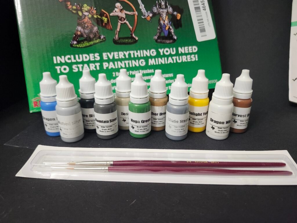 Reaper Kit Paint and Brushes