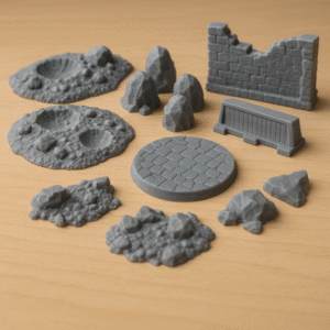 Terrain Pieces (A.I. Generated)